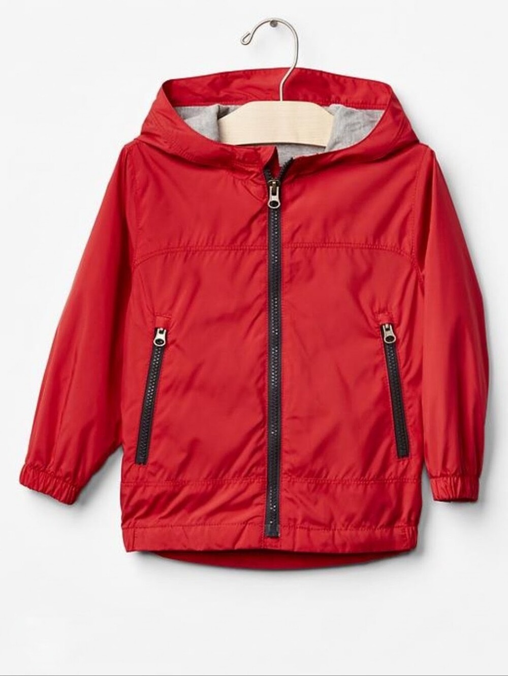 Gap Jersey Lined Red Windbreaker 2T
